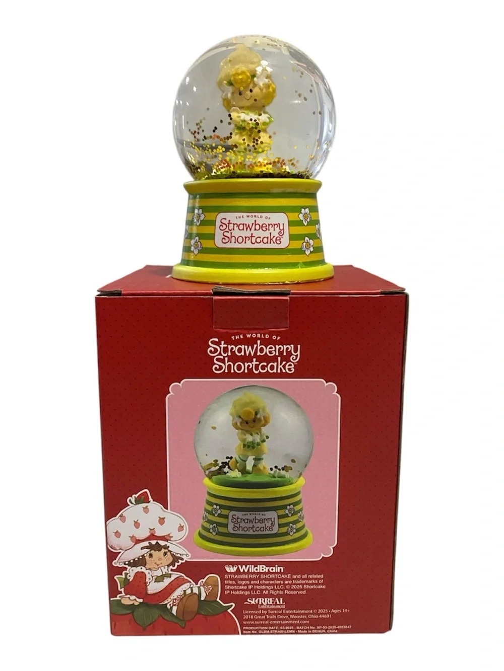 The World of Strawberry Shortcake Lemon Meringue Snow Globe